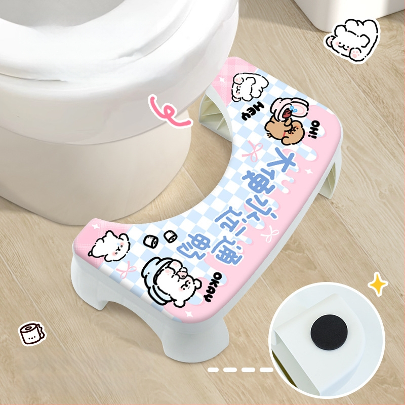 Vaikų tualeto suolas – PP medžiaga, kilmė Guangdong, Kinija, nesulenkiamas, prekės kodas Toilet stool-line dog