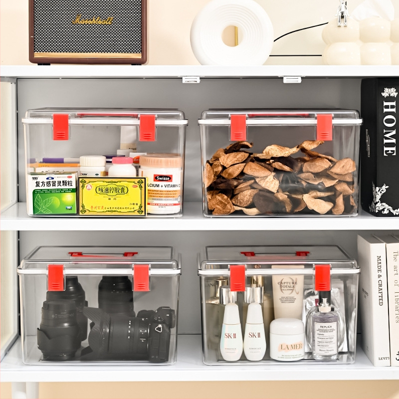 Nešiojama PET laikymo dėžutė, modelis 677, rankiniu būdu nešiojama, dulkioms atspari, daugiafunkcinė