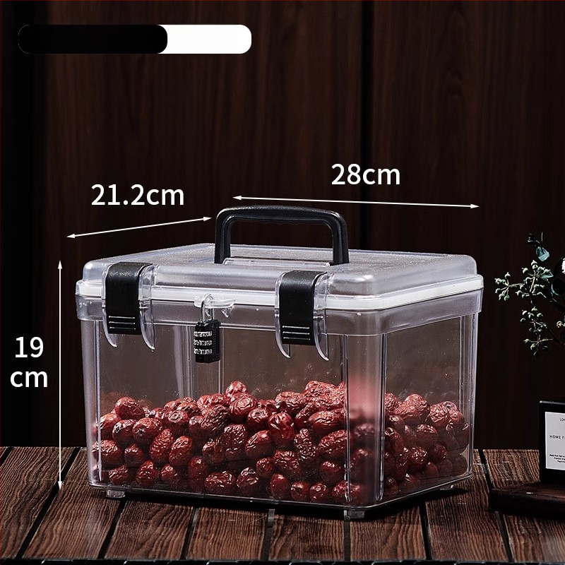 Nešiojama PET laikymo dėžutė, modelis 677, rankiniu būdu nešiojama, dulkioms atspari, daugiafunkcinė