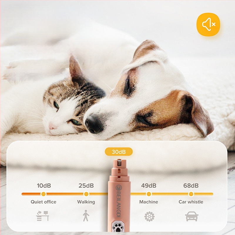 BEILANGDI elektriska nagu slīpētāja mājdzīvniekiem – ABS plastmasa, piemērots kaķiem un suņiem