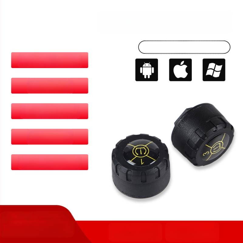 TAJC TPMS su Bluetooth programa, išorinė nešiojama padangų slėgio stebėjimo sistema, aukštos tikslumo matuoklis, universalus suderinamumas