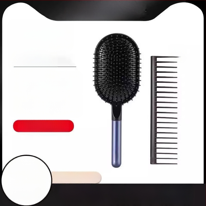 Plaukų šepetys su oro pagalvėle vyrams ir moterims — galvos odos masažas, ABS medžiaga, namų naudojimui