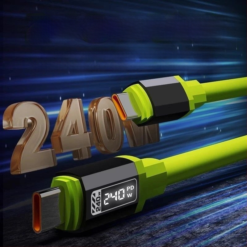 240W USB-C kabel za brzo punjenje, kompatibilan s iPhone 15, Huawei, Xiaomi iPad
