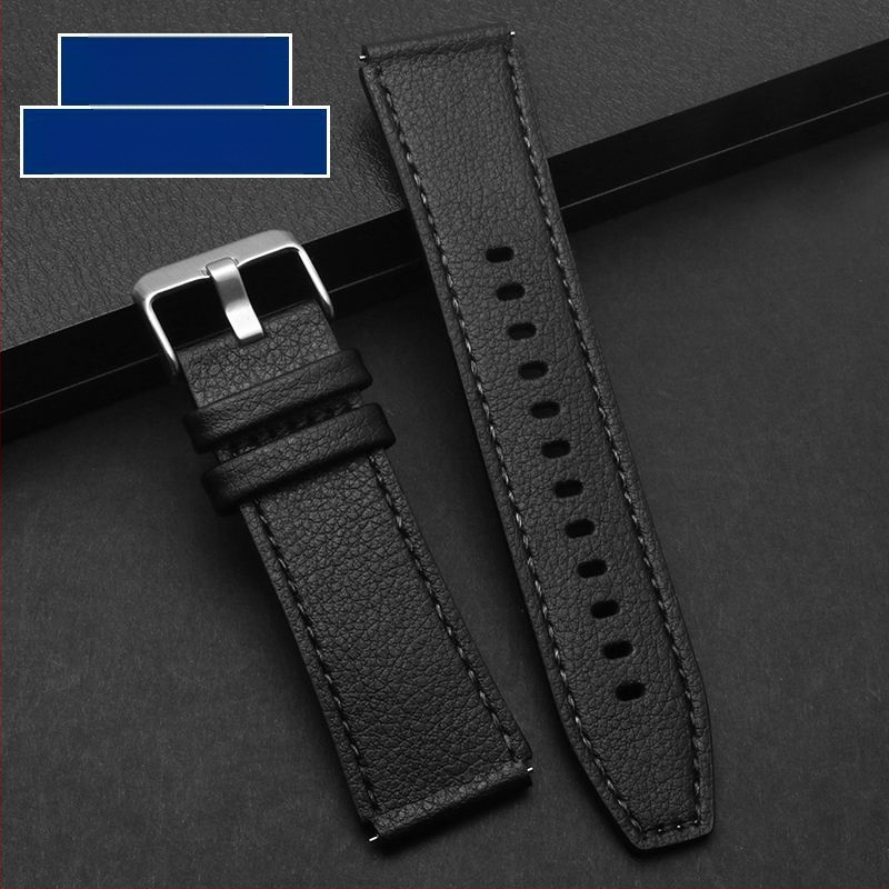 Brățară de ceas din piele naturală 22 mm pentru Huawei GT5 46 mm, Watch5, Huami GTR și Xiaomi GT2
