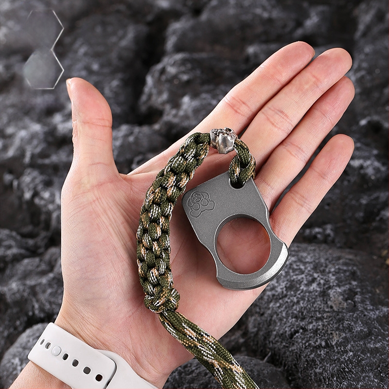 Automašīnas logu laušanas āmurs no cinka sakausējuma, modeļa HX5159, biezums 10 mm, svars 74 g