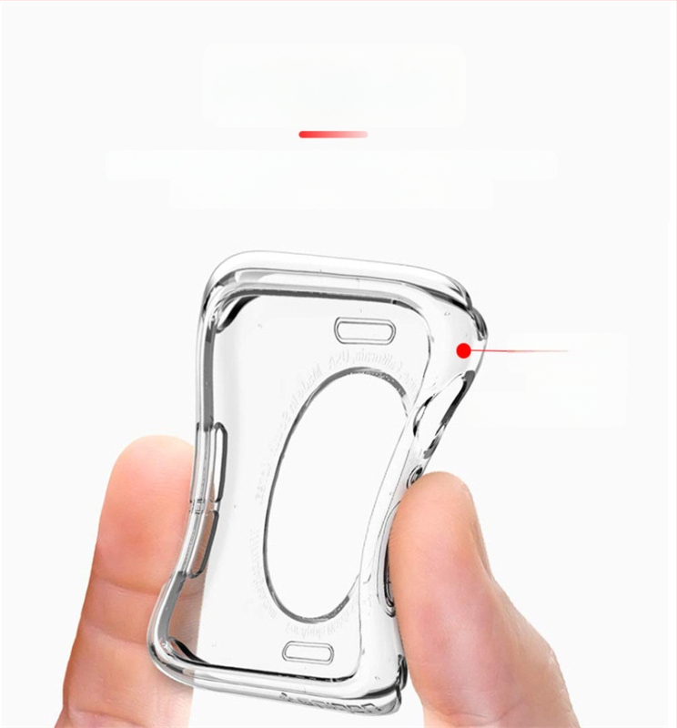 Apple Watch iWatch7 dėklas (4/5/6/SE serijai) – TPU apsauginis dėklas, neutrali prekės ženklas, licencijuotas privatūs ženklas