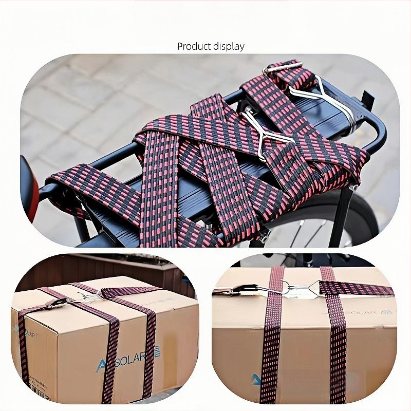 Qiling Nailoninės elastingos diržai transportavimui, sunkioji juosta, 8 kg apkrova