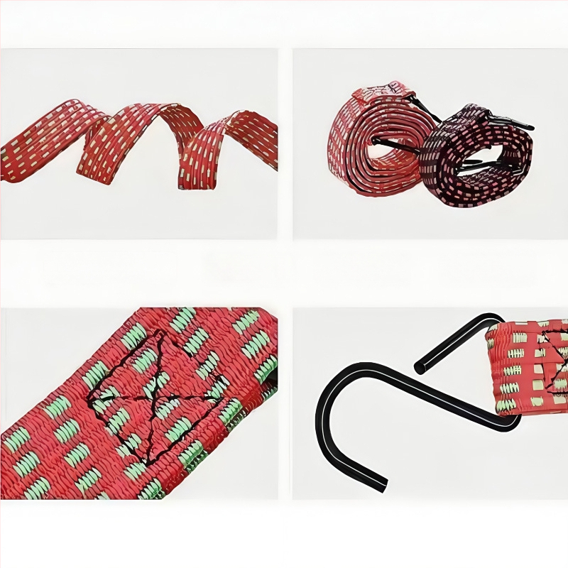 Qiling Nailoninės elastingos diržai transportavimui, sunkioji juosta, 8 kg apkrova