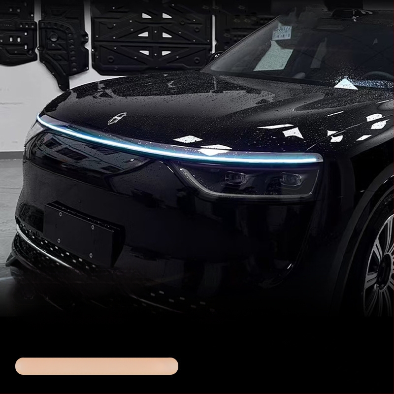 Wenjie M8 LED traka s filmom za promjenu boje za dnevne svjetle i svjetla automobila, crvena, plava i zelena, multikolor opcije, TPU dekorativni film