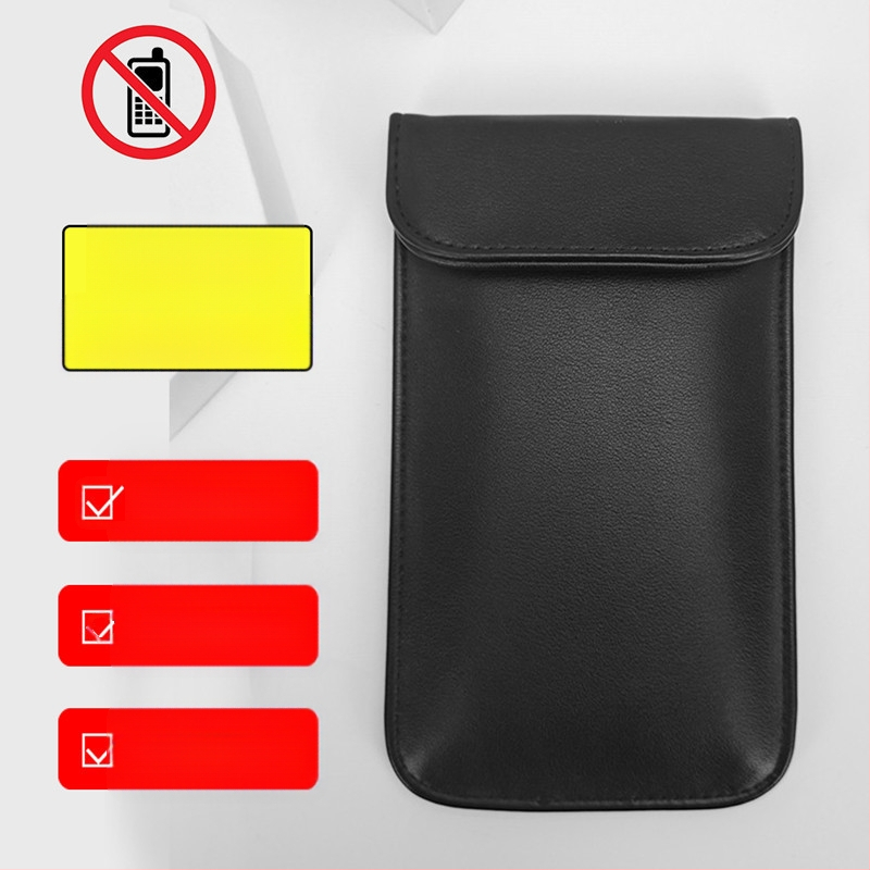 Mobiliojo telefono signalo apsaugos maišelis, PU medžiaga, nano apsaugos įdėklas, siuvimas, pritaikymas