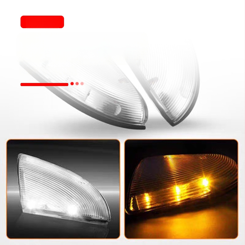 Dodge Ram 1500/2500 LED šoninis veidrodžio apšvietimas su posūkio ženklais, 5W, 12V, modeliai 68064949AA-L / 68064948AA-R