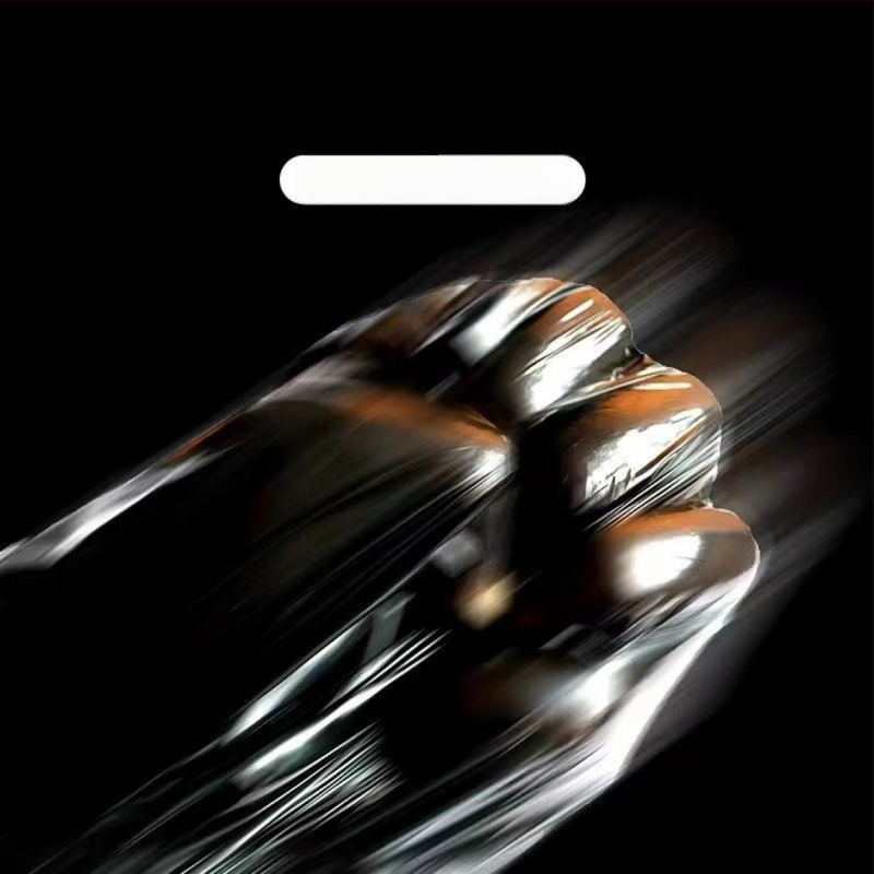 HDPE šiukšlių maišeliai su perforuota ritė, storinami, plokščios burnos tipas, 100 vnt