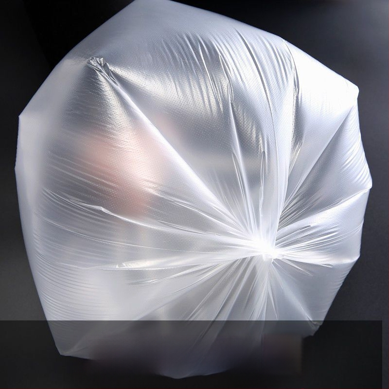 HDPE šiukšlių maišeliai su perforuota ritė, storinami, plokščios burnos tipas, 100 vnt