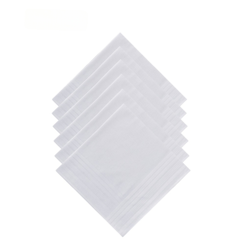 Nosinės servetėlė – 100% medvilnė, satino kraštas, 15 g; Prekės ženklas: Yan su xing; Logotipo atspaudas: leidžiamas