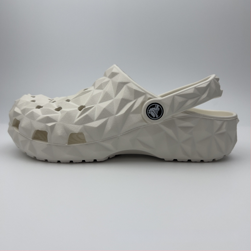 Vīriešu EVA sandales, elpojošas, ūdensizturīgas, neslīdīgas, injekcijas veidots zole, EVA augšējā daļa, 1–3 cm papēža augstums, Leisure Crocs stils