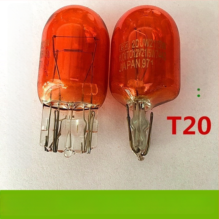 Automobilio stabdymo lemputė T20, halogeninė, 12V, 21W, modeliai 1881/7440 ir 1891/7443