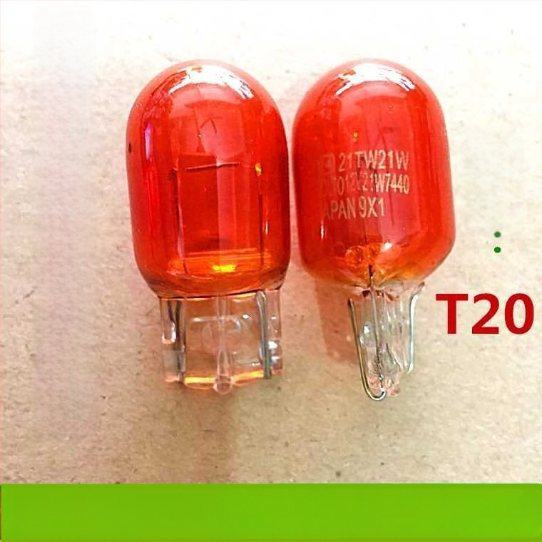 Automobilio stabdymo lemputė T20, halogeninė, 12V, 21W, modeliai 1881/7440 ir 1891/7443