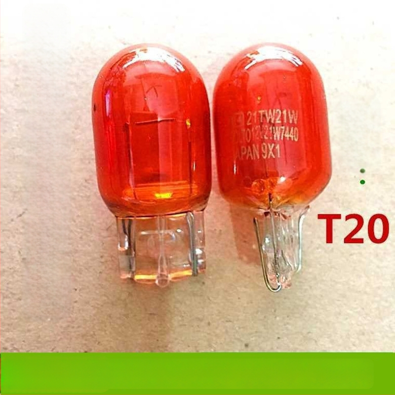 Automobilio stabdymo lemputė T20, halogeninė, 12V, 21W, modeliai 1881/7440 ir 1891/7443