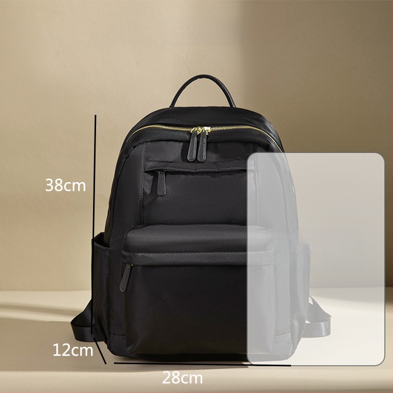 Sieviešu Oxford mugursoma ceļojumiem — viegla, liela ietilpība, klēpjdatora nodalījums