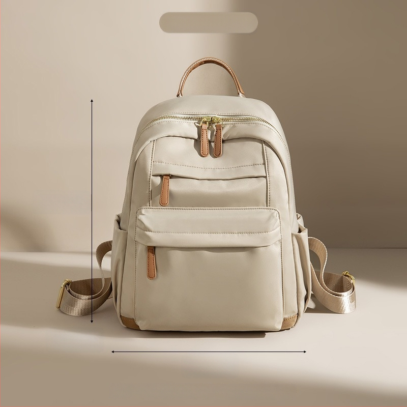 Sieviešu Oxford mugursoma ceļojumiem — viegla, liela ietilpība, klēpjdatora nodalījums