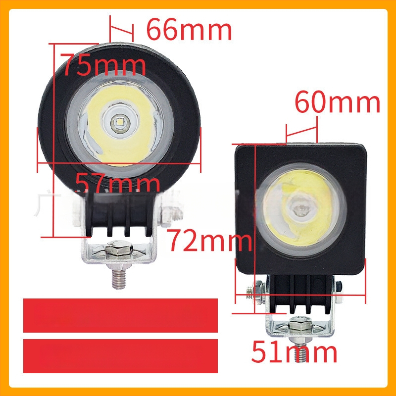 Automobilio LED projektorius 10W JR-XLS10W-3535, 9-36V, LED 3535, 6500K, tarnavimo laikas 50 000 h