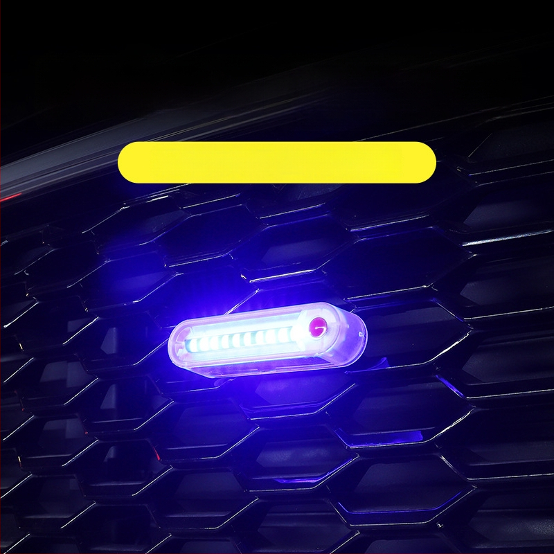 Saulės įspėjimo lemputė su mirgėjimo režimu, atspari vandeniui, belaidė, 3W, 5V, 2A, dekoratyvinė lemputė elektromobiliams