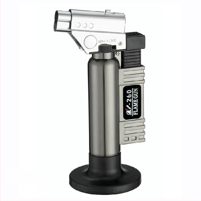 FS BS-260 butāna lodēšanas lāpa ar elektronisko aizdedzi, pretvēja korpuss, metaliskais korpuss, augstas temperatūras lodēšana gan brillēm, gan zobārstniecībai