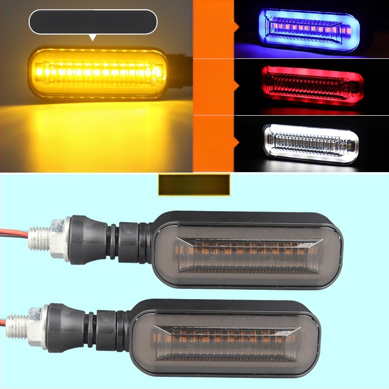 LED posūkio žibintas elektriniam motociklui su ilga rankena ir sekos indikatoriumi (ZXD-03, 2W, 12V, 4000, 10000h)