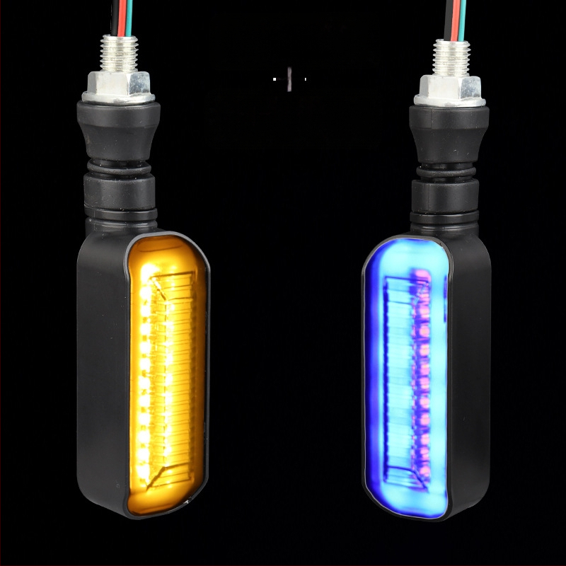 LED posūkio žibintas elektriniam motociklui su ilga rankena ir sekos indikatoriumi (ZXD-03, 2W, 12V, 4000, 10000h)