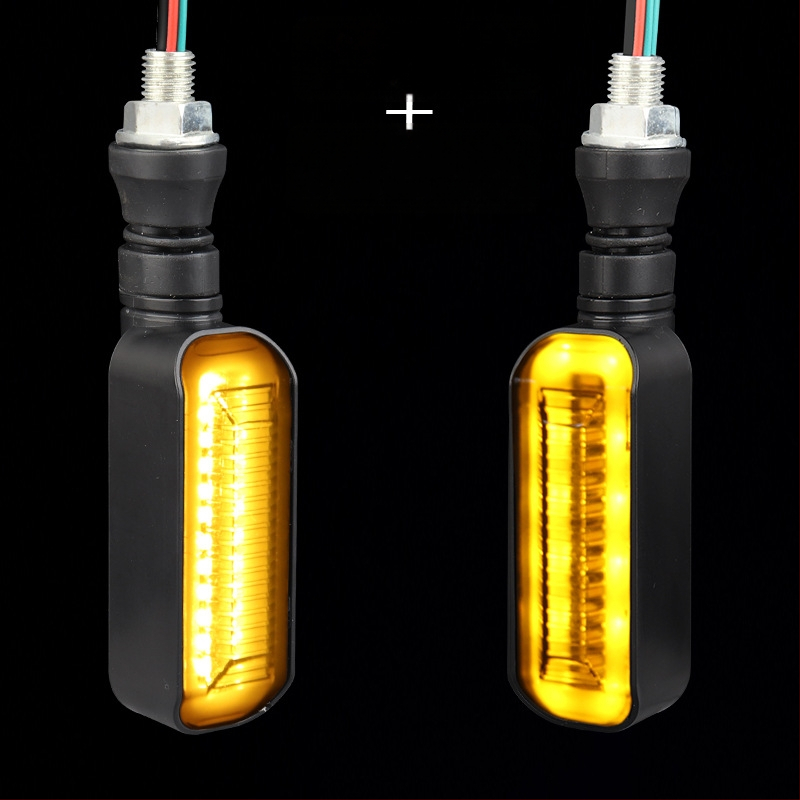 LED posūkio žibintas elektriniam motociklui su ilga rankena ir sekos indikatoriumi (ZXD-03, 2W, 12V, 4000, 10000h)