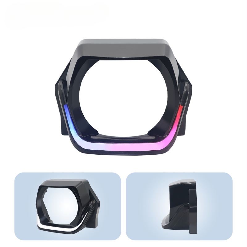 Priekinio žibinto dekoratyvinė gaubtelė su kvadratine objektyvo lęša automobiliams ir motociklams (PVC; 3-12W; 3-12V; 2.5A; bendram naudojimui)