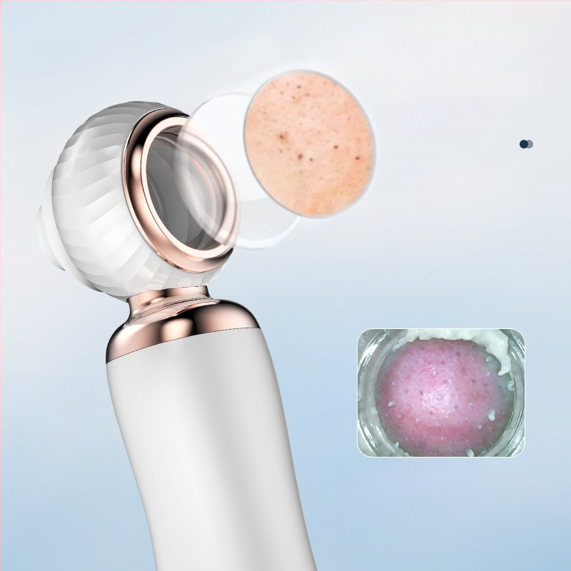 Namų naudojimo juodųjų spuogų valymo įrenginys su elektrine rotacija ir burbuliukų siurbimu porų valymui, modelis Ry2306, ABS korpusas, reguliuojamas greitis