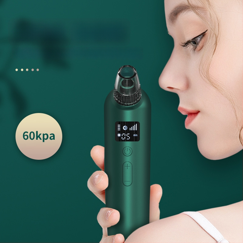 HX-04 Juodųjų taškų siurbimo prietaisas, elektrinis sukimasis, 5 greičiai, funkcijos: juodųjų taškų siurbimas, spuogų šalinimas, karštasis kompresas