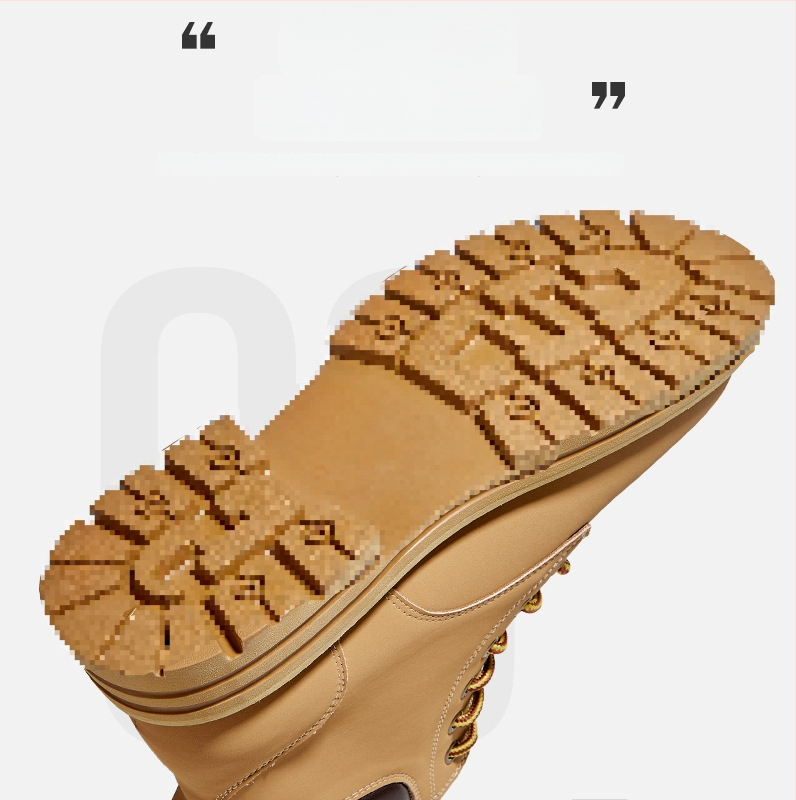 Vīriešu augstās Martin zābaki ziemai, fleece iekšējais oderējums, augšējā daļa no dažādiem materiāliem, gumijas zole, zems augšējais augums, šņores priekšā