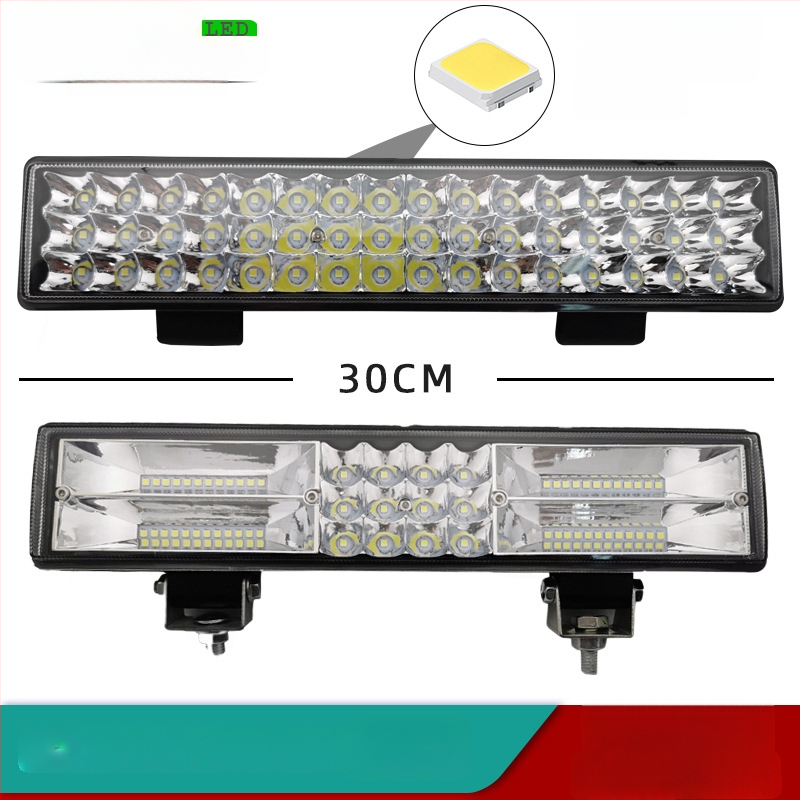 LED juosta automobiliams ir motociklams, liejimo aliumininis korpusas, įtampa 12–80V, srovė 2–4A, atsparus vandeniui, atspindinti puodelio dangtelis