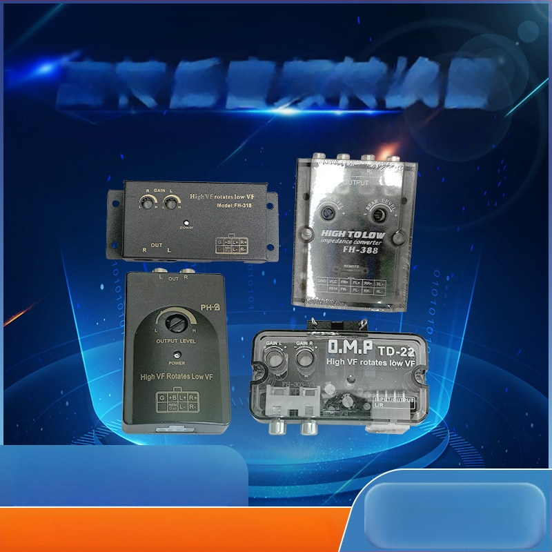 Jin Kejie automobilių garso konverteris iš aukštos į žemą dažnį 318/388, 12V, 50W