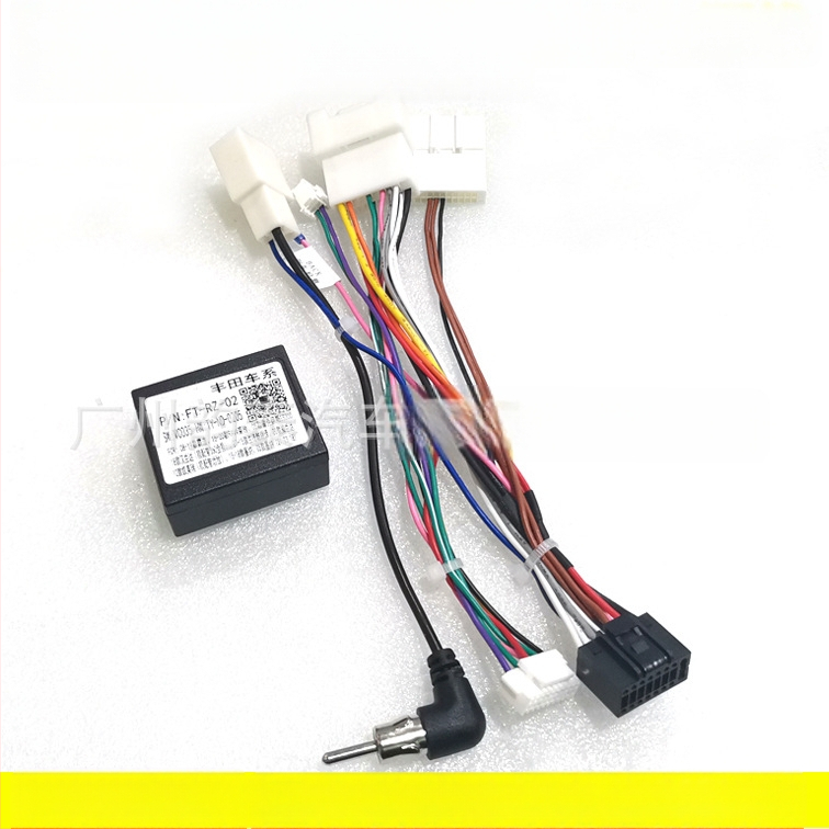 TO-55 Android didelio ekrano navigacijos maitinimo kabelis Toyota Prado/Sequoia/RAV4 (2010–2013 metų modeliai) – garso modifikavimas, grynas varis, Evoresn/Yisen