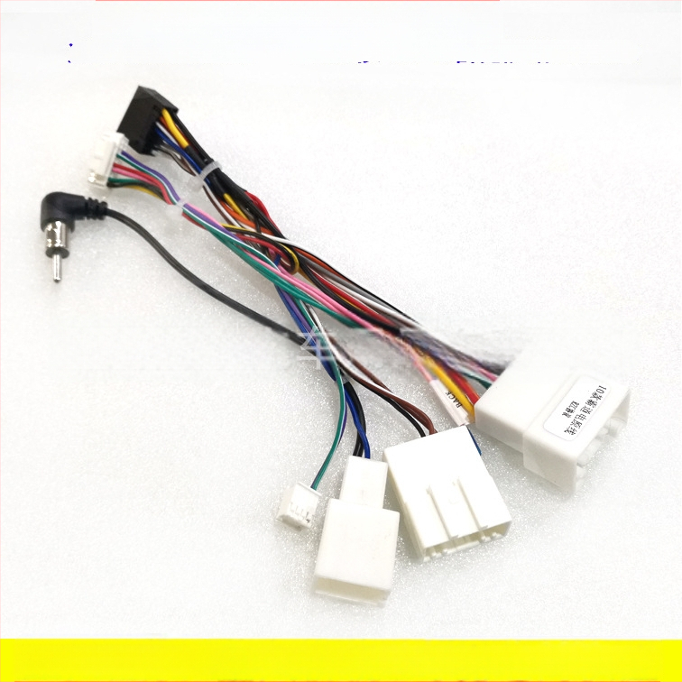 TO-55 Android didelio ekrano navigacijos maitinimo kabelis Toyota Prado/Sequoia/RAV4 (2010–2013 metų modeliai) – garso modifikavimas, grynas varis, Evoresn/Yisen