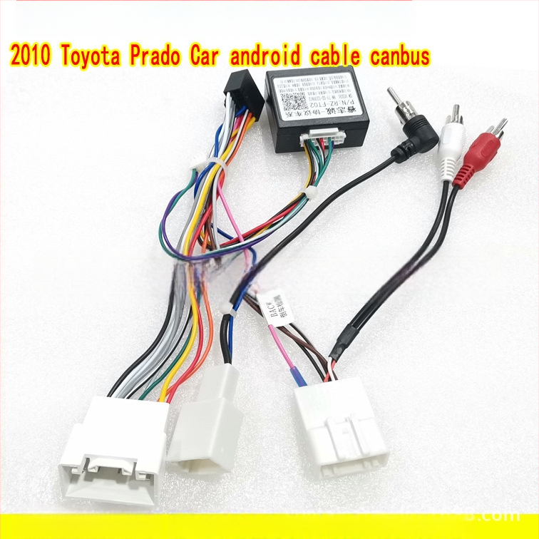 TO-55 Android didelio ekrano navigacijos maitinimo kabelis Toyota Prado/Sequoia/RAV4 (2010–2013 metų modeliai) – garso modifikavimas, grynas varis, Evoresn/Yisen