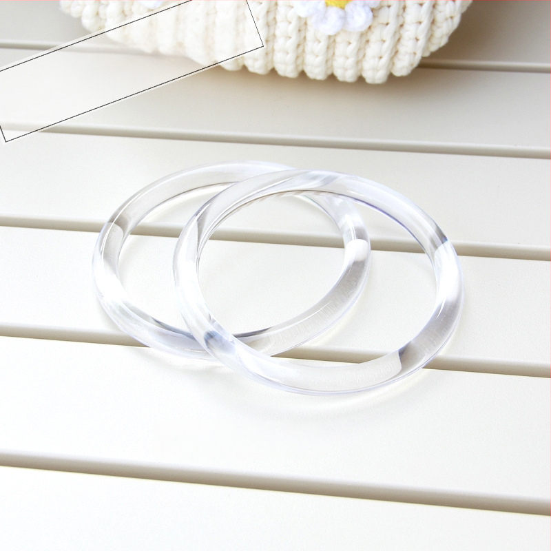 D formos krepšys iš dervos su skaidriu žiedu – vasara 2024, poilsio kelionėms, atsparus vandeniui