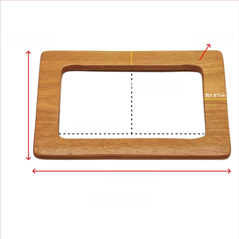 Medinė rankinė su geometriniu raštu, nacionalinio tendencijų stiliaus ir naujo dizaino derinys, 2024 m. pavasaris