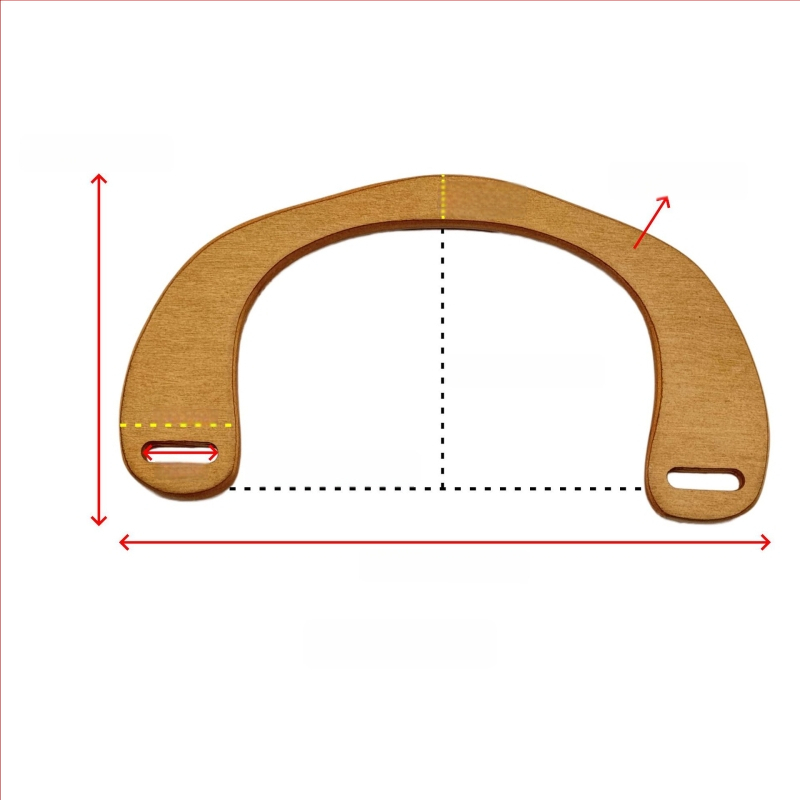 Medinė rankinė su geometriniu raštu, nacionalinio tendencijų stiliaus ir naujo dizaino derinys, 2024 m. pavasaris
