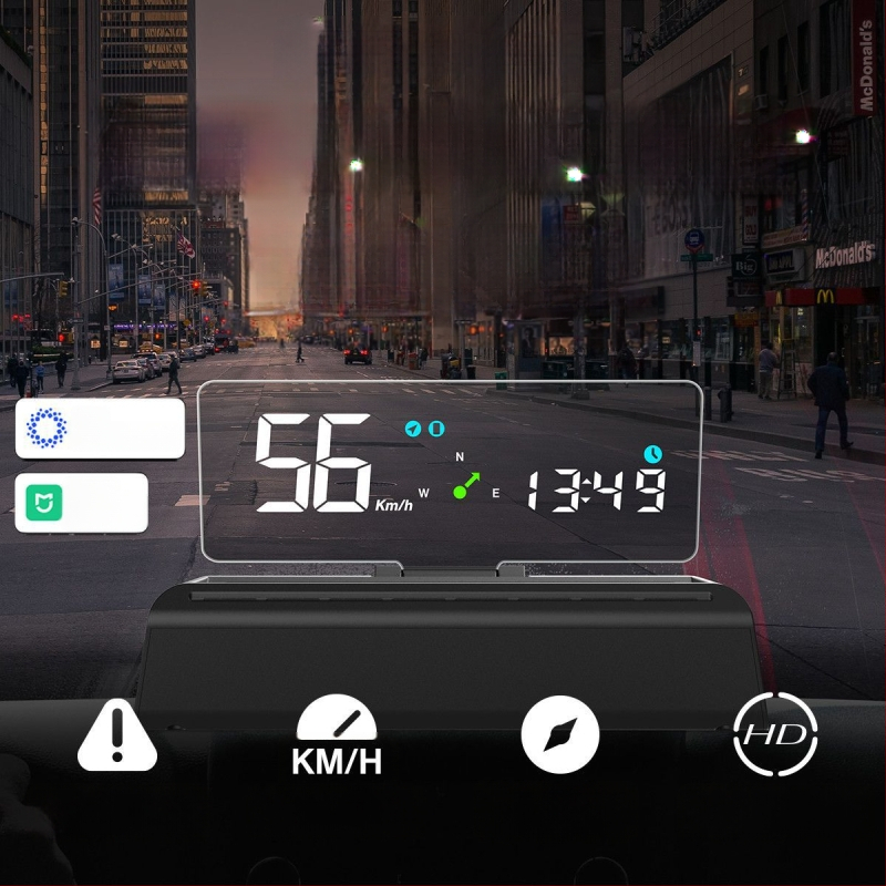 Yuzawa aukštos kokybės HUD Head-Up ekranas su Mijia App ryšiu