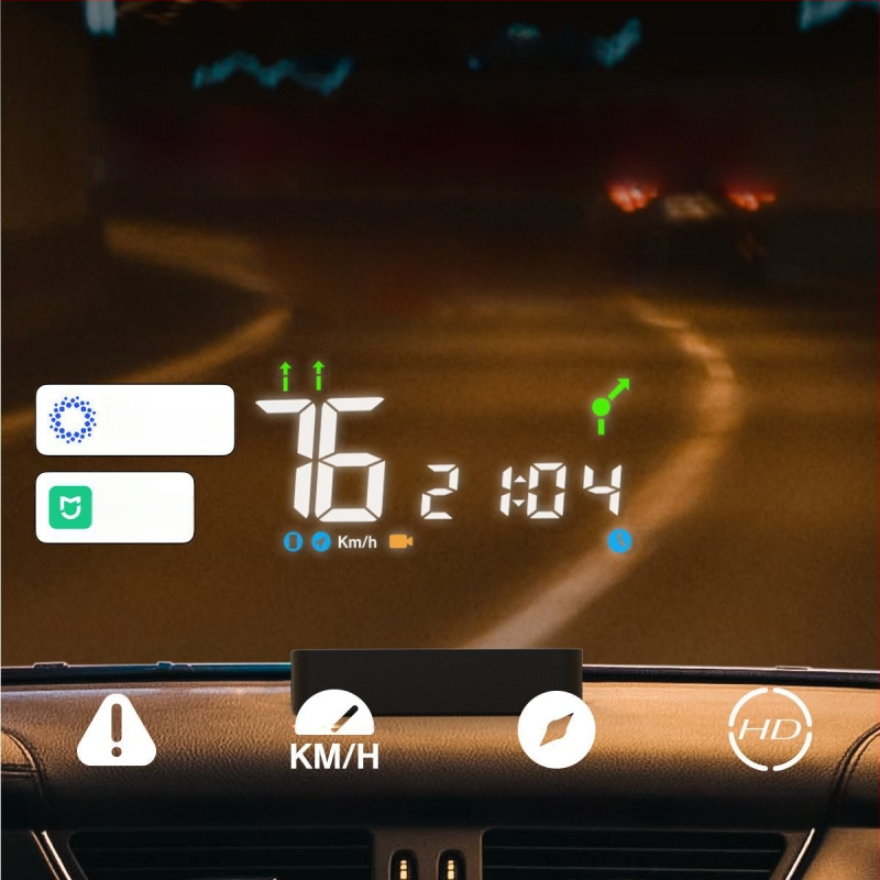 Yuzawa aukštos kokybės HUD Head-Up ekranas su Mijia App ryšiu