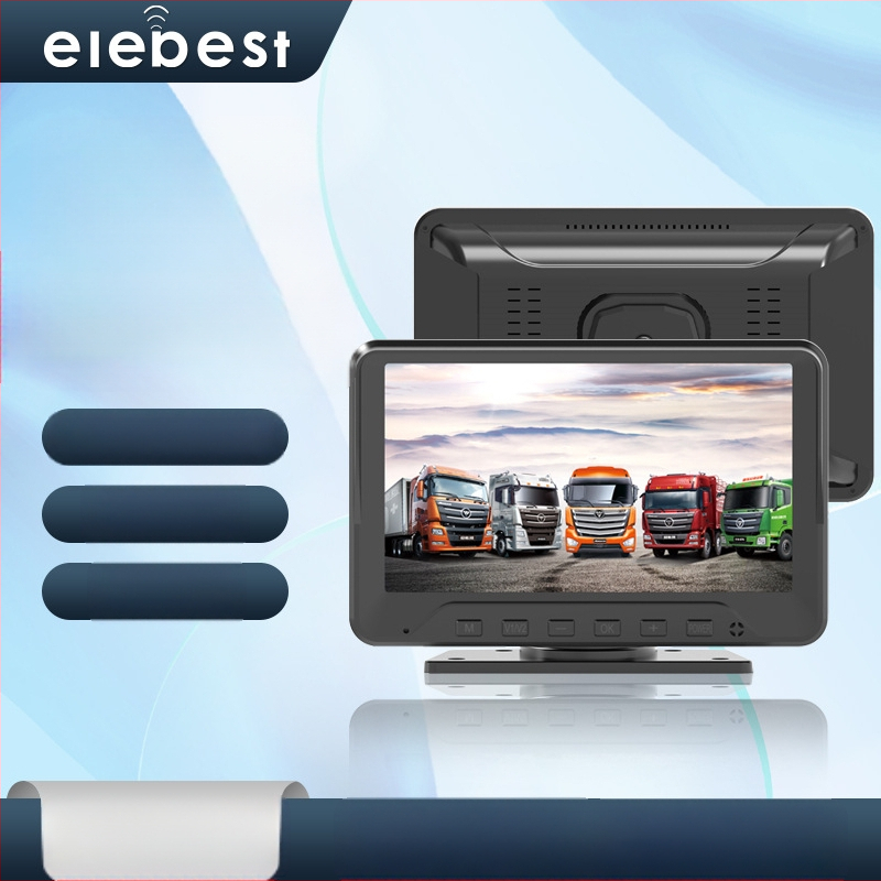 Automobilio atbulinės eigos ekranas — 7 colių IPS ekranas 1024x600, AHD įvestis, HR71 modelis, prietaisų skydelio monitorius