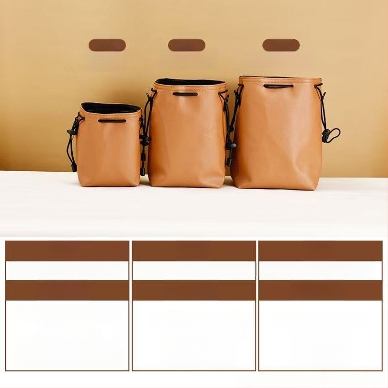 Vidinis apsauginis dėklas mirrorless ir DSLR kameroms – PU medžiaga; suderinama su Nikon, Sony, Canon, Fuji; įdaila poliesterio ir medvilnės