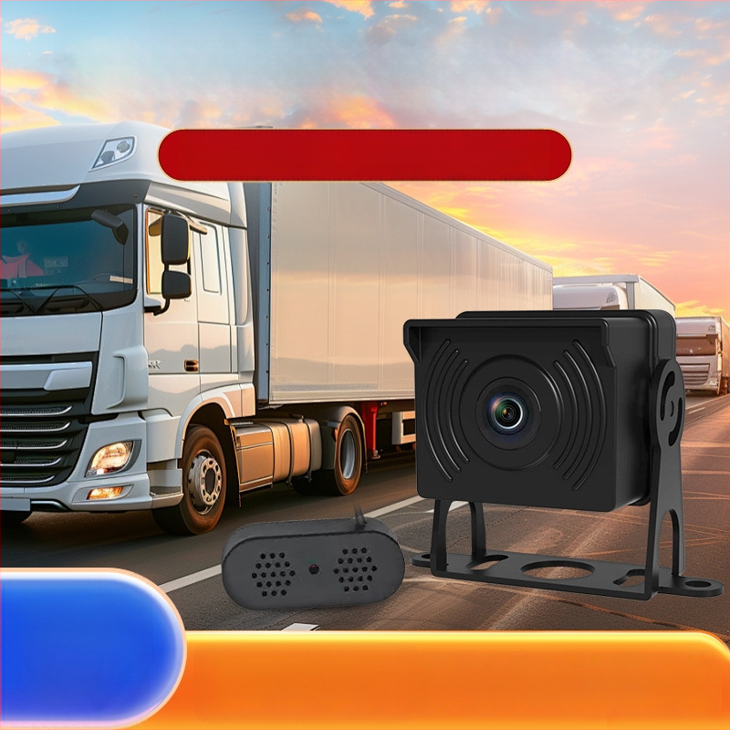 DN02 atbulinės eigos kamera, 1080P AHD, 12V, 45° reguliuojamas kampas, skirta sunkvežimiams, komerciniam transportui ir statybos technikai