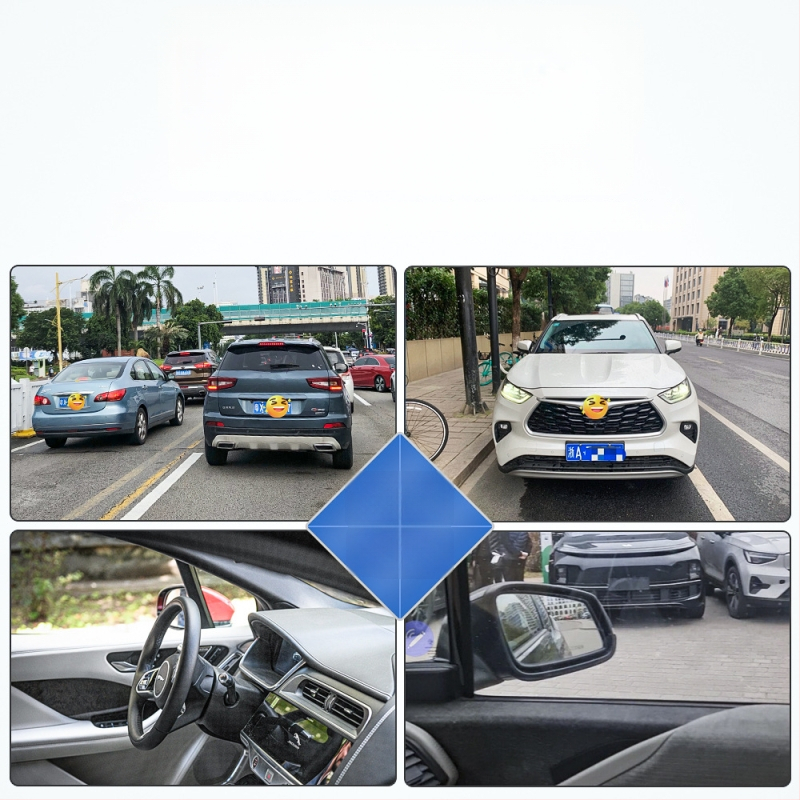 4 kanalų galinio vaizdo veidrodžio vaizdo registratorius, 170° platus kampas, 1080p, WIFI, kilpinis įrašymas su parkavimu ir judesio aptikimu