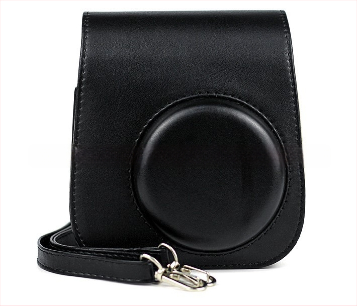 Instax Mini11/ Mini9/ Mini8 fotoaparato dėklas, PU oda, per petį (crossbody) stiliaus, atsparus vandeniui, vidinė danga iš sintinės odos, suderinamas su Instax Mini serija