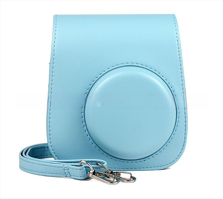 Instax Mini11/ Mini9/ Mini8 fotoaparato dėklas, PU oda, per petį (crossbody) stiliaus, atsparus vandeniui, vidinė danga iš sintinės odos, suderinamas su Instax Mini serija